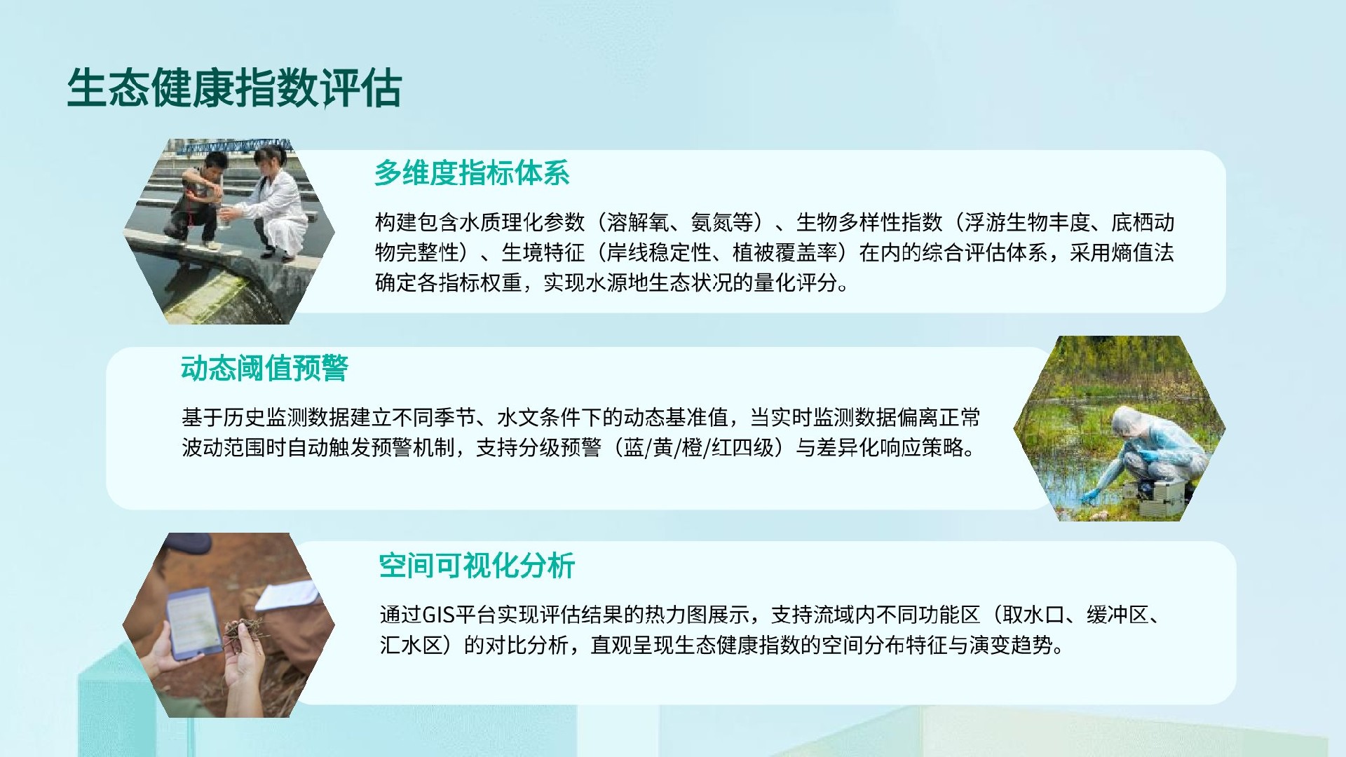 智慧水源地生态监测预警系统解决方案 - 立体监管·智能预警·精准溯源
